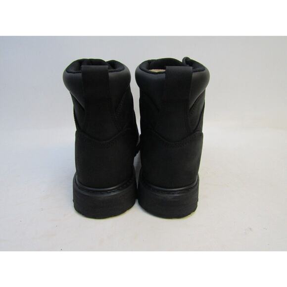 Harley Davidson Mens Size 10 M Black Nubuck Leather Lace Up Ankle 6\